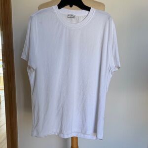 Classic White Men's T-Shirt in Terry cloth fabric by Bluemint